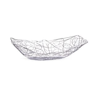 KOŠARA ZA SADJE ZELLER PRESENT KOŠARA ZA SADJE 33X19X9CM KOVINA-KROMIRANA NIZKA KOŠARA ZA SADJE ZELLER PRESENT KOŠARA ZA SADJE 33X19X9CM KOVINA-KROMIRANA NIZKA