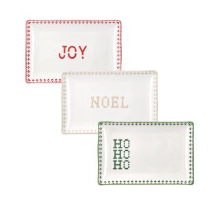 SERVIRNI KROŽNIK TOGNANA 25X35CM NATALE MERRY BITS