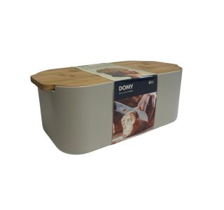 SHRANJEVANJE KRUHA DOMY KRUHOVNIK Z BAMBOO POKROVOM BEŽ