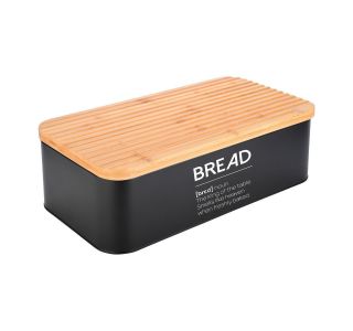 SHRANJEVANJE KRUHA ESTIA BAMBOO METALLIC 01-20248 ČRNA