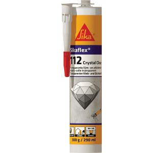 HIBRIDNA TESNILNA MASA SIKA SIKAFLEX 112 CRYSTAL CLEAR 290 ML HIBRIDNA TESNILNA MASA SIKA SIKAFLEX 112 CRYSTAL CLEAR 290 ML