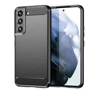 SILIKONSKI OVITEK ZA SAMSUNG GALAXY S25 5G - MAT CARBON ČRN