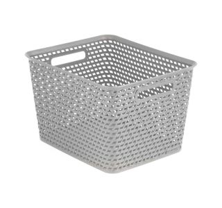 ŠKATLA ZA SHRANJEVANJE - YOUR STYLE, SIVA,  L