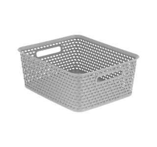 ŠKATLA ZA SHRANJEVANJE - YOUR STYLE, SIVA,  M