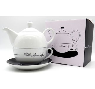 SKODELICA / LONČEK ATALA ČAJNIK S SKODELICO MINIMAL