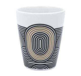 SKODELICA / LONČEK HOME DECO 100 ML LOUNGE EDITION ZA ESPRESO KERAMIKA