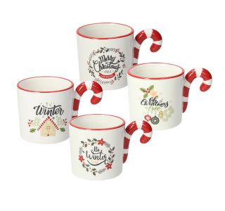 SKODELICA / LONČEK TOGNANA 320 ML NATALE CANDY CANE