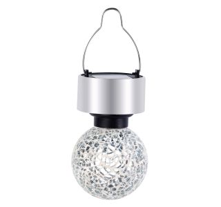 SOLARNA VRTNA SVETILKA GLOBO Z OBEŠALOM LED 0.06W IP44 60X158 MM