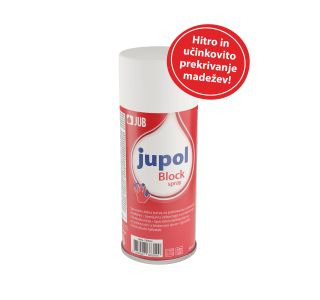 SPECIALNA BARVA JUB JUPOL BLOCK SPRAY 400 ML SPECIALNA BARVA JUB JUPOL BLOCK SPRAY 400 ML