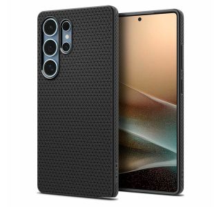 SPIGEN LIQUID AIR SILIKONSKI OVITEK ZA SAMSUNG GALAXY S25 ULTRA 5G ČRN