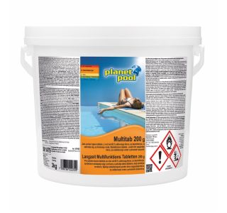 SREDSTVO ZA NEGO PLANET POOL MULTITAB 3KG/200G SREDSTVO ZA NEGO PLANET POOL MULTITAB 3KG/200G