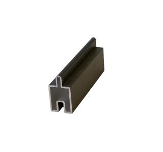 STEBRIČEK ZA WPC OGRAJO ALU SPODNJI ZAKLJUČEK D=1800 MM