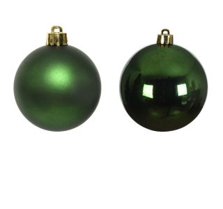 STEKLENA BUNKA DECORIS FI 3.5 CM, TEMNO ZELENA 16/1