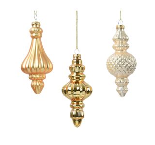 ORNAMENT, ZLAT, 15 CM VZOREC, SORTIRANO ORNAMENT, ZLAT, 15 CM VZOREC, SORTIRANO