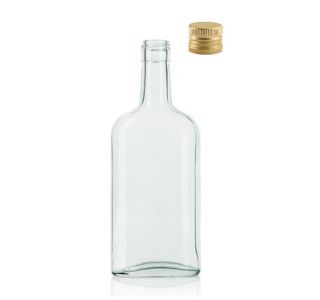 STEKLENICA ZA VLAGANJE VETRO PLOSKA 500ML + ZAMAŠEK STEKLENICA ZA VLAGANJE VETRO PLOSKA 500ML + ZAMAŠEK