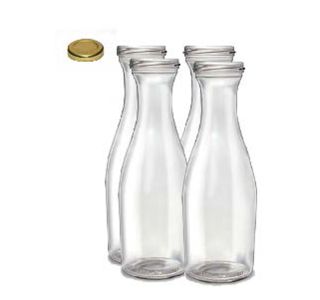 STEKLENICA ZA VLAGANJE VETRO WINE 1L + ZAMAŠEK 4 KOS STEKLENICA ZA VLAGANJE VETRO WINE 1L + ZAMAŠEK 4 KOS