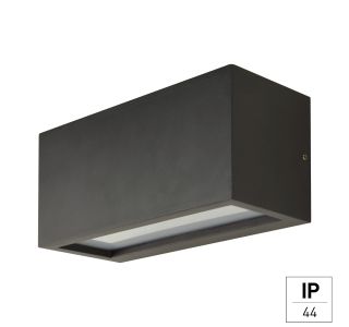 STENSKA VRTNA SVETILKA E2 DRAGO 1XE27 ANTRACIT