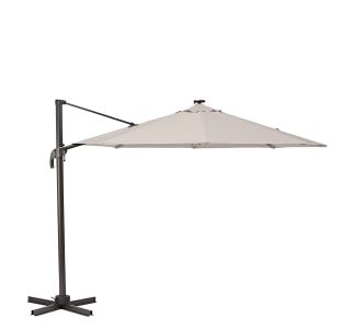 SENČNIK NATERIAL STRAN. AVEA LED D290 RJAV ALU, JEKLO 200G 8 KOTNI