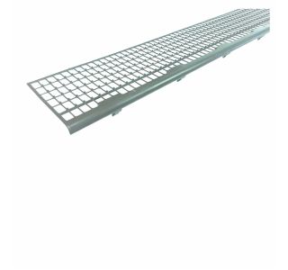 STREŠNI ELEMENT ŠUŠTERŠIČ PVC ZAŠČITA ZA ŽLEB RJAVA PROTI LISTJU