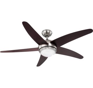 STROPNI VENTILATOR GLOBO FABIOLA 132CM E14 ČRN