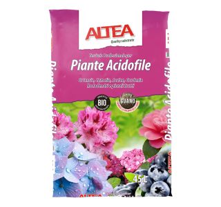 SUBSTRAT ZA OKR. RASTLINE ALTEA BIO ZA KISLOLJUBNE RASTLINE Z GUANOM 20L
