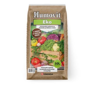 HUMOVIT EKO 50 L ZA EKOLO&Scaron;KO PRIDELAVO VRTNIN