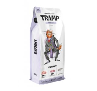 SUHA HRANA ZA MAČKE TRAMP FLY EXIGENTPREMIUM SUHA HRANA ZA IZBIRČNE MAČKE Z VISOKIMI PREHRANSKIMI ZAHTEVAMI, 3 KG