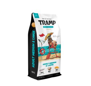 SUHA HRANA ZA PSE TRAMP NONO EXQUISITE ADULT MEDIUM/LARGE SUHA HRANA ZA ODRASLE PSE SREDNJIH IN VELIKIH PASEM, 12 KG