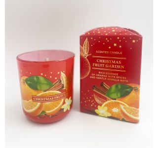 SVEČA DIŠEČA V KOZARCU ORANGE SPICES, 150 G SVEČA DIŠEČA V KOZARCU ORANGE SPICES, 150 G