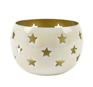 SVEČNIK DECORIS ZA ČAJNE SVEČKE ŽELEZEN BEL 10X10X7 CM SVEČNIK DECORIS ZA ČAJNE SVEČKE ŽELEZEN BEL 10X10X7 CM