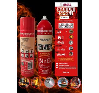 TEHNIČNI SPREJ AMAL GASILNI SPREJ 600 ML TEHNIČNI SPREJ AMAL GASILNI SPREJ 600 ML