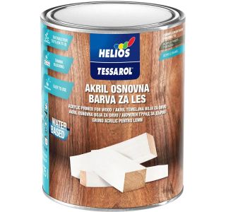 TEMELJNI PREMAZ HELIOS TESSAROL AKRIL OSNOVNA ZA LES BELA 0.75 L
