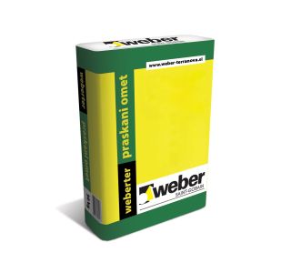 MINERALNI FASADNI OMET WEBER SAINT GOBAIN TER PRASKANI OMET 3.0 MM 30 KG. W001 IN W003