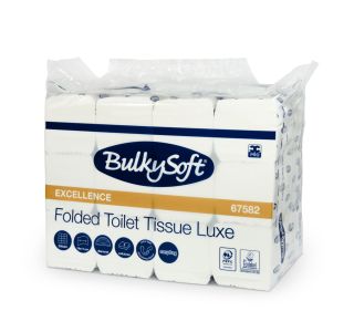 TOALETNI PAPIR BULKYSOFT LISTIČI, 250 LIST/ZAV BEL 2-SL., 24 ZAV./KAR.