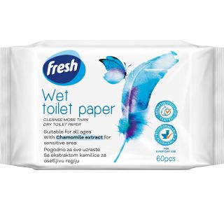 TOALETNI PAPIR VLAŽNI FRESH 60/1