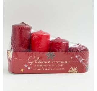 TOP SVEČA MULLER ADVENT NIVO RDEČA MIX 40/55-70-85-100 4/1