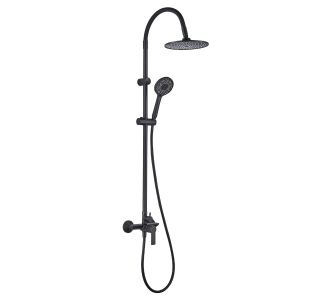 TUŠ SISTEM INTER CERAMIC ALISADO SILIKON/MEDENINA MAT ČRNA