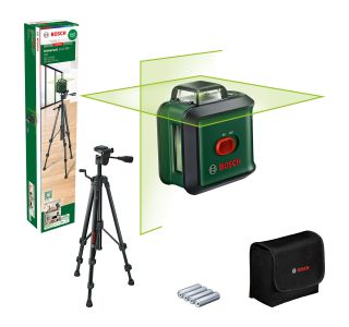 UNIVERSALLEVEL 360 + TT 150 LINIJSKI LASER Z ZELENIM ŽARKOM + STOJALO TT 150