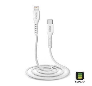 USB KABEL SBS KABEL LIGHTNING TO TYPE-C 1M WHITE