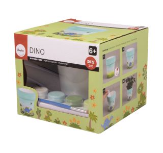 USTVARJALNI SET LONČEK ZA ROŽE DINOZAVER