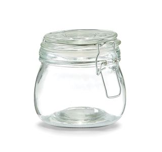 POSODA ZA SHRANJEVANJE ZELLER PRESENT 500 ML STEKLENA HERMETIK