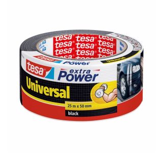 VEČNAMENSKI LEPILNI TRAK TESA EXTRA POWER ČRN 25 M X 50 MM