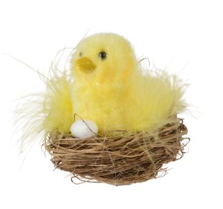 VELIKONOČNI PROGRAM DECORIS PIŠČANČEK 7CM RUMEN
