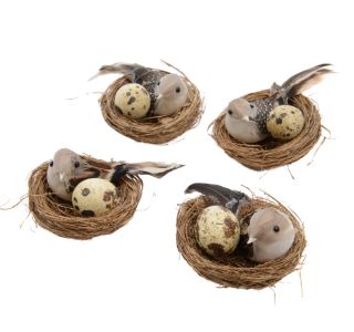 VELIKONOČNI PROGRAM GNEZDO S PTIČKOM 7 CM