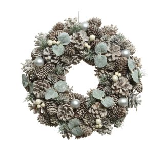 VENČEK DECORIS 34 CM Z DEKORACIJO