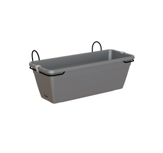 PE KORITO Z VODNO REZERVO VENEZIA BALKONSKI SET ANTRACIT 60X27CM PE KORITO Z VODNO REZERVO VENEZIA BALKONSKI SET ANTRACIT 60X27CM