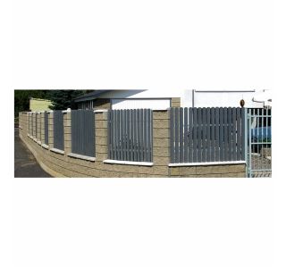 VERTIKALNA PVC DESKA CORTINAPLAST 21X78X1500 MM SIVE BARVE