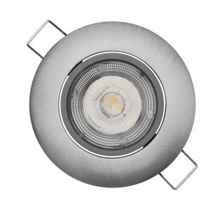 VGRADNA STROPNA SVETILKA EMOS 5W LED EXCLUSIVE BRUŠEN NIKELJ