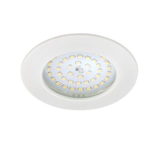 VGRADNA STROPNA SVETILKA PRISMA 1X10.5W LED, FI=100 MM BELA, OKR., IP44 VGRADNA STROPNA SVETILKA PRISMA 1X10.5W LED, FI=100 MM BELA, OKR., IP44