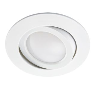 VGRADNA STROPNA SVETILKA PRISMA 1X5W LED,FI=75MM GIBLJIVA BELA, OKR., IP23 VGRADNA STROPNA SVETILKA PRISMA 1X5W LED,FI=75MM GIBLJIVA BELA, OKR., IP23